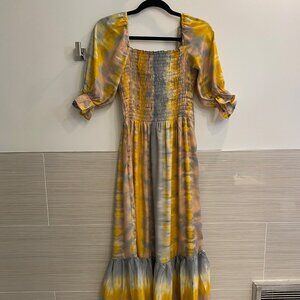 Perry Walker Tie-Dye Maxi Dress Size S